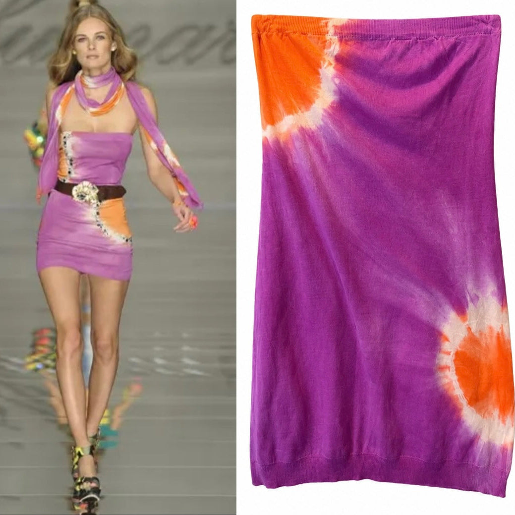 robe bustier shibori blumarine s/s 2010