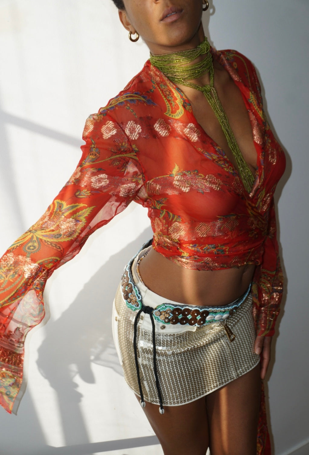 blouse en soie - ralph lauren