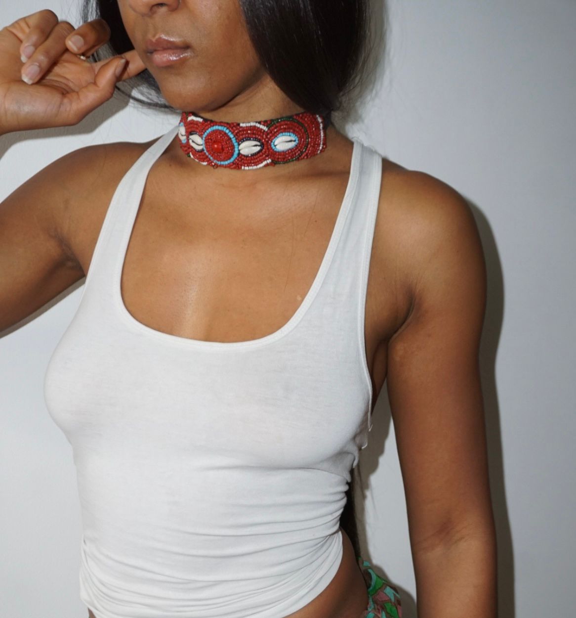 choker en perle