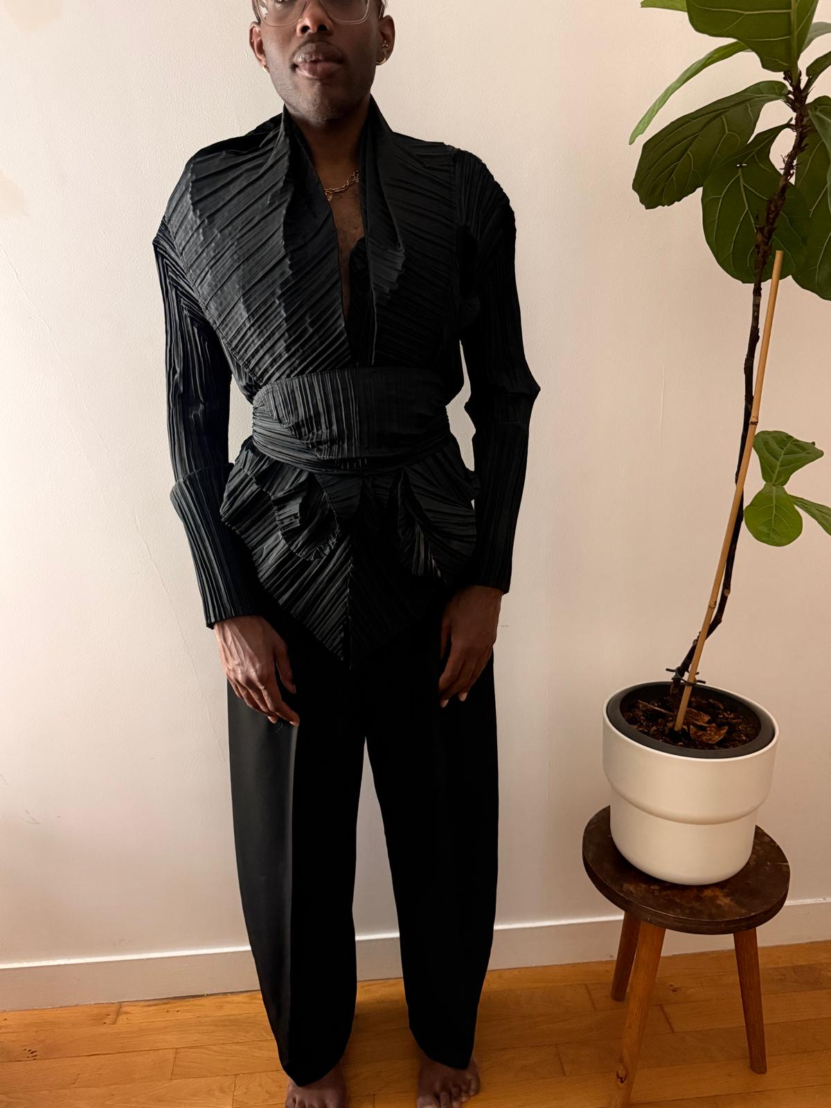 blouse plissé