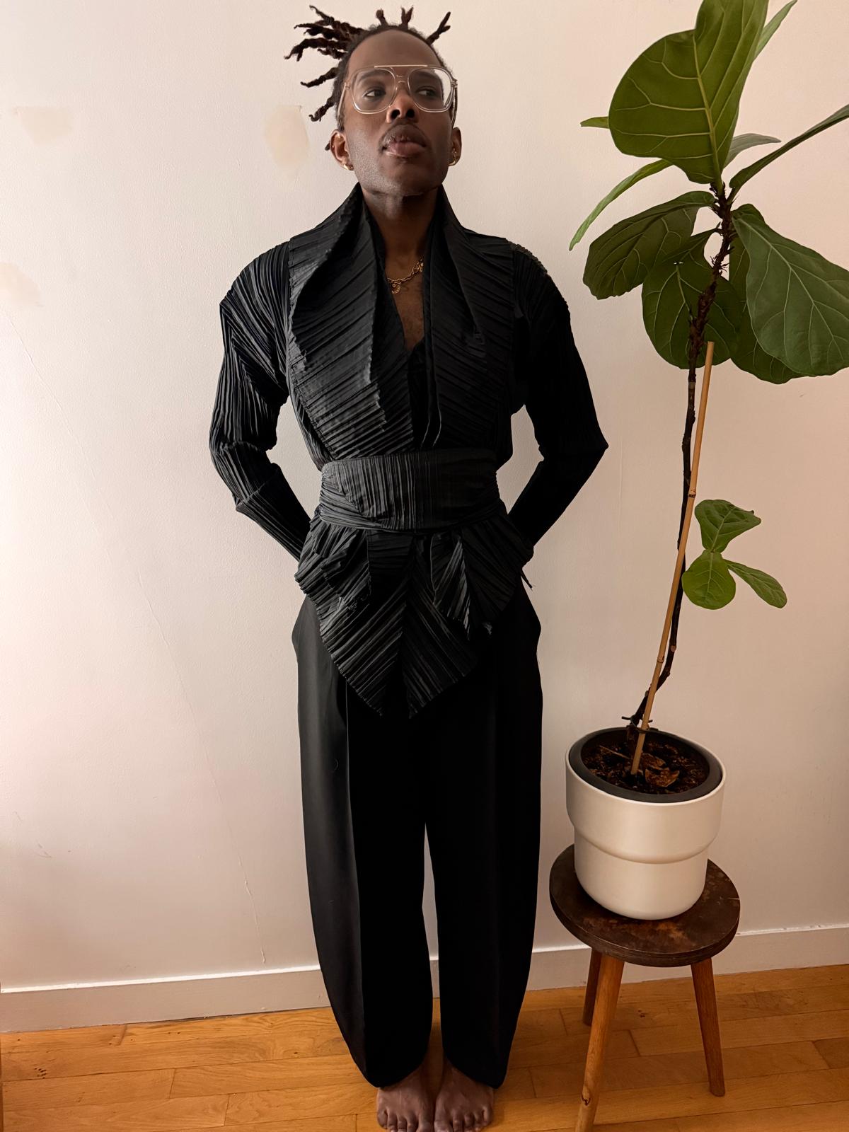 blouse plissé