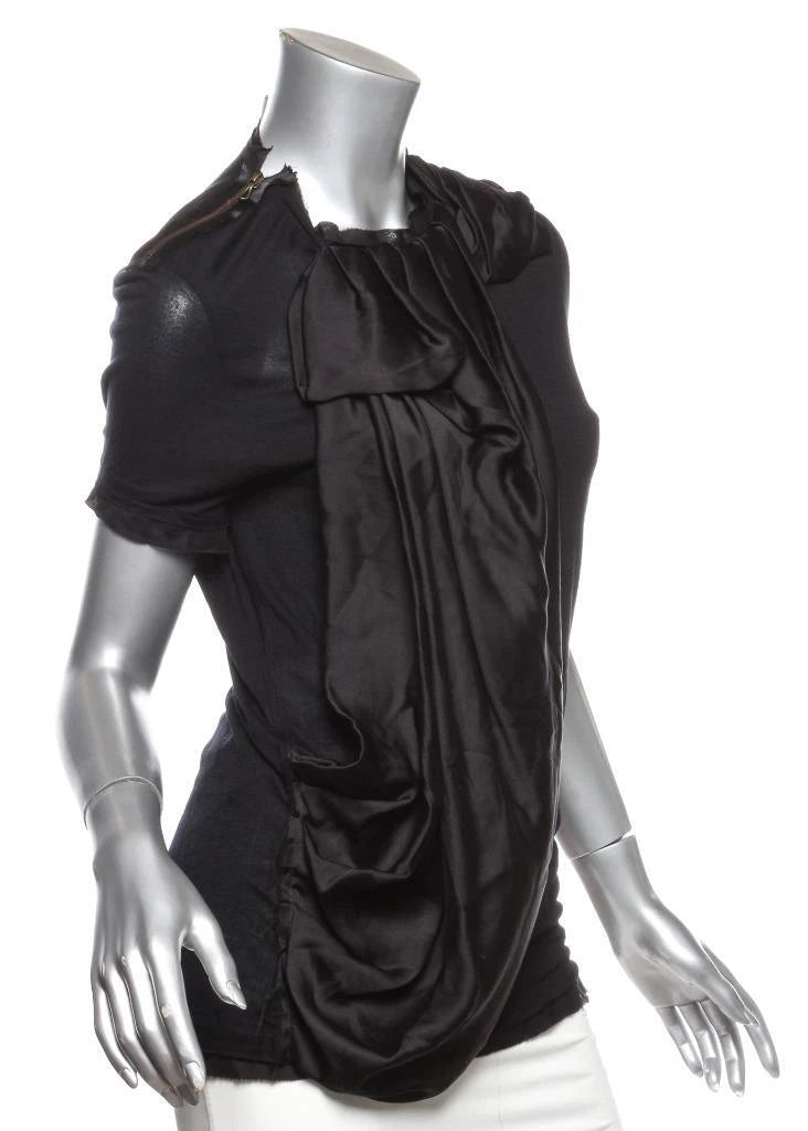 top lanvin col destructuré